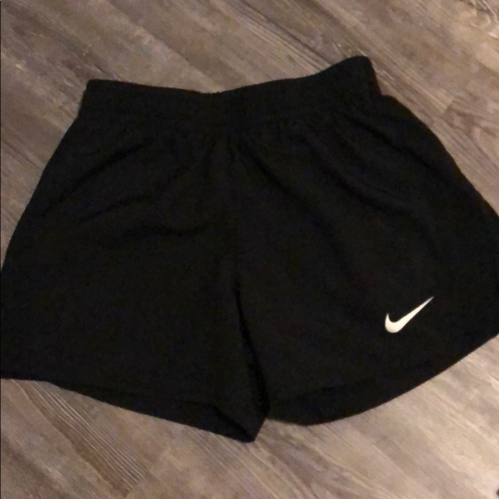 NIKE black athletic shorts